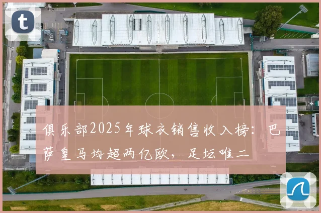 俱乐部2025年球衣销售收入榜：巴萨皇马均超两亿欧，足坛唯二
